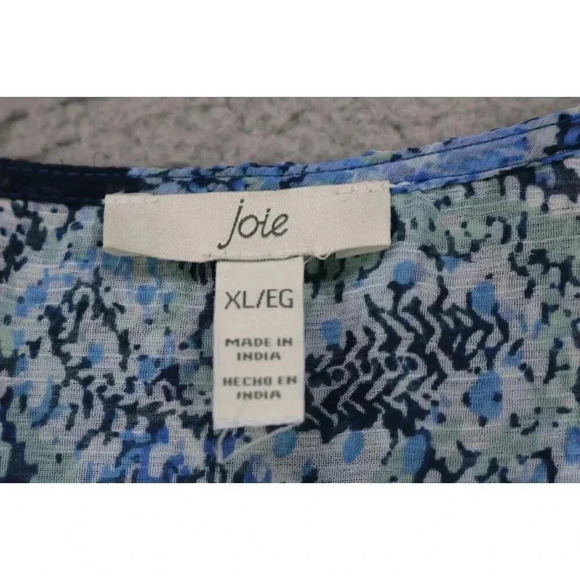 Joie Chiffon Tiered Maxi Dress-Size XL-Long Balloon Sleeves-Boho - Picture 4 of 8